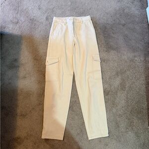 Aritzia wilfred cream Cargo Pants